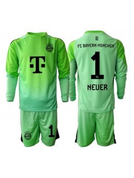 Bayern Munich Manuel Neuer #1 Golmanski Dječji Domaci Dres kompleti 2025-26 Dugim Rukavima (+ kratke hlače)